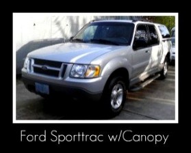 Ford Sportrac with Canopy